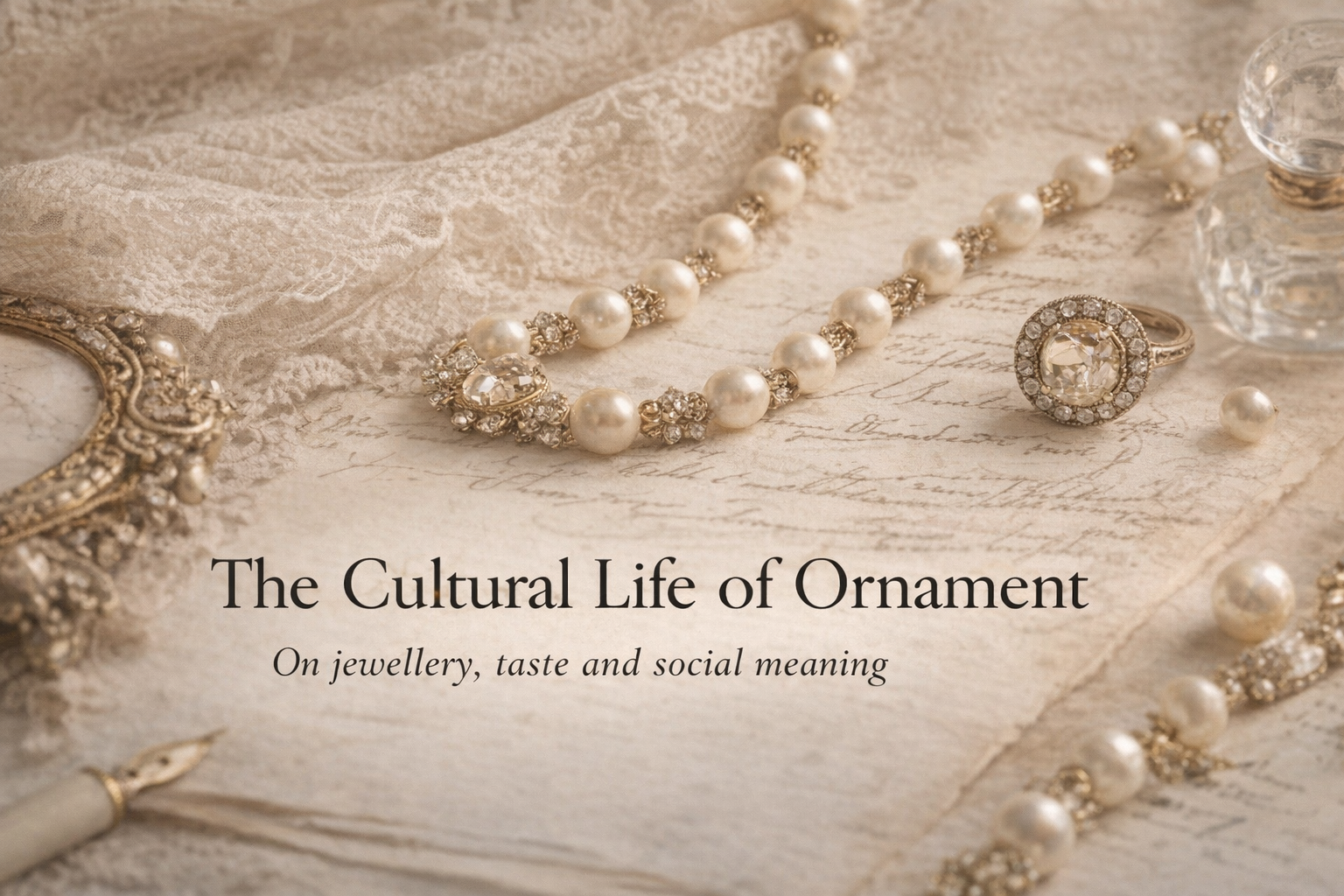 The Cultural Life of Ornament