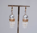 Pearl Tassel Drop Earrings